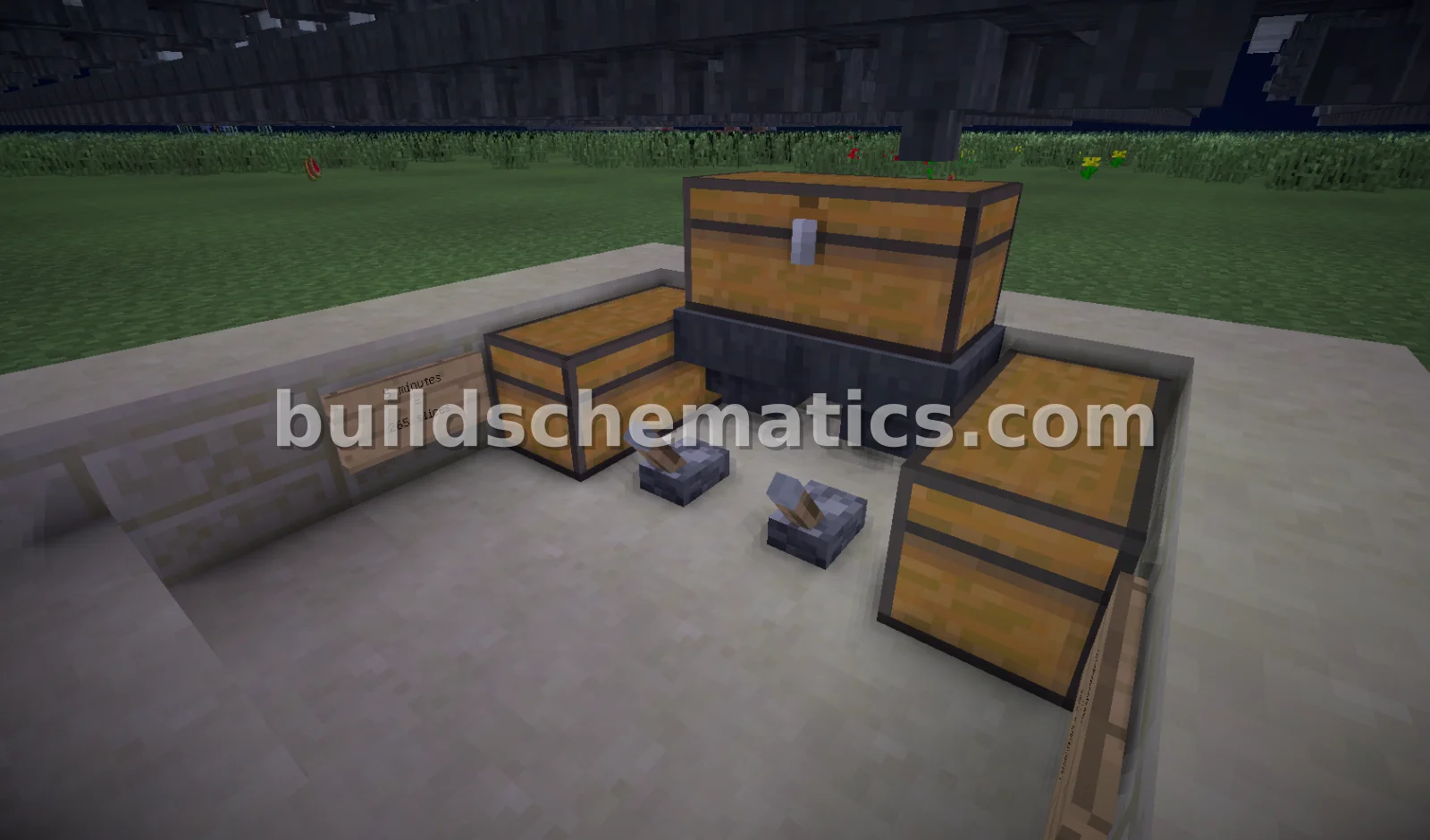 Automated Melon Farm - Redstone Design — view 2