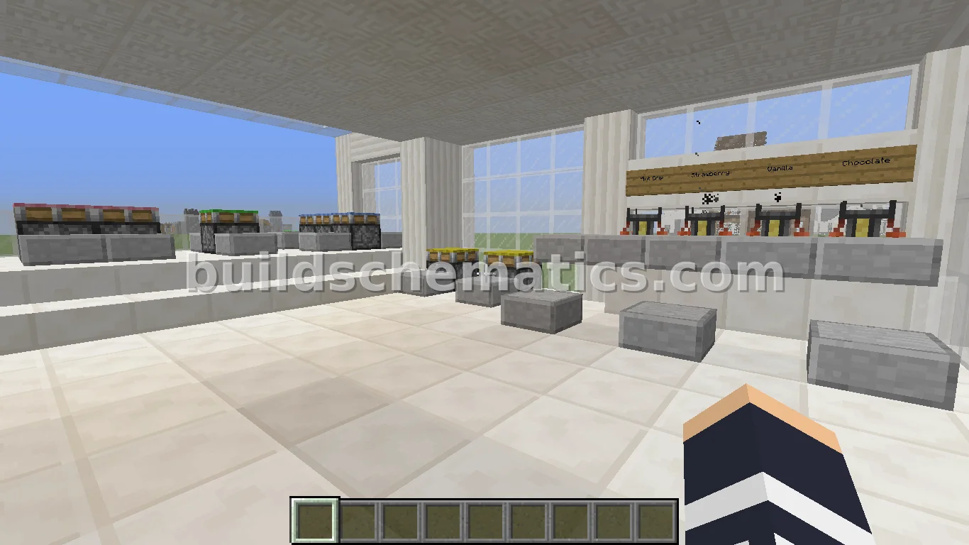 Modern Ice Cream Shop and Truck — view 3