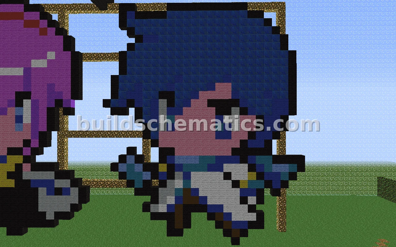 Chibi Kaito Pixel Art