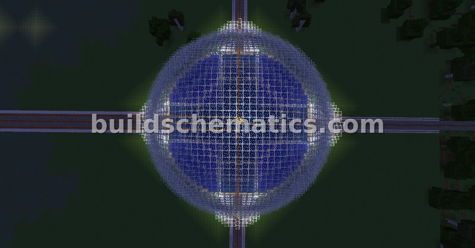 Redstone Train Hub and Aquarium Dome — view 2