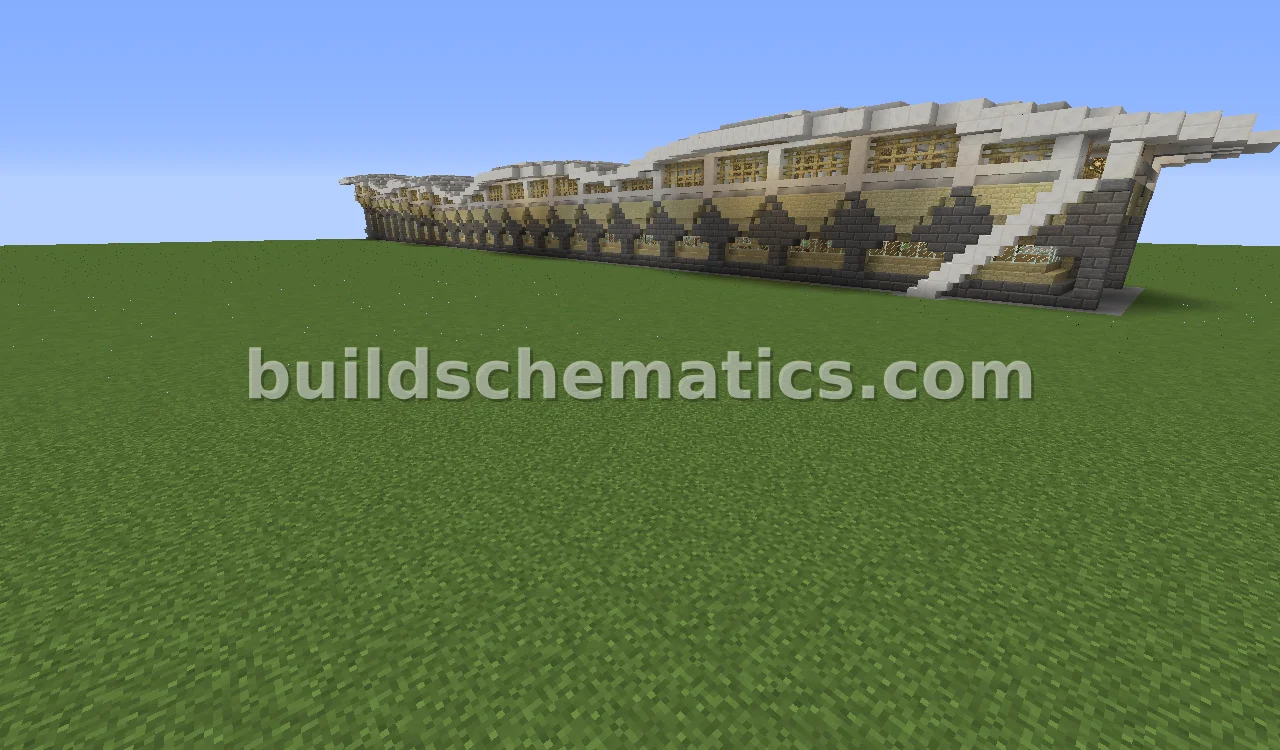 Decorative Elevated Train Tunnel — view 2