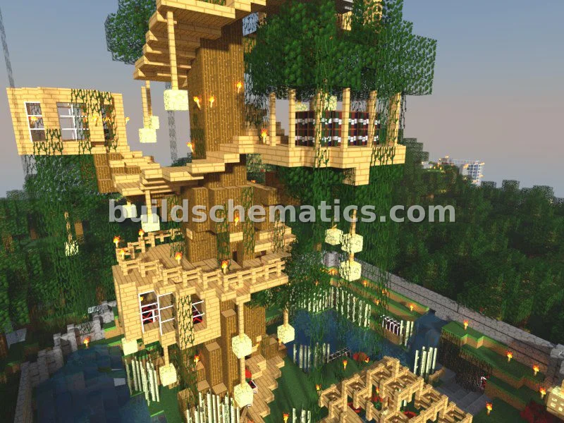 Survival Treehouse with Hidden Rooms — view 3
