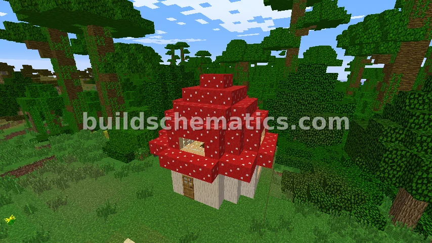 Fantasy Mushroom House with Custom Items