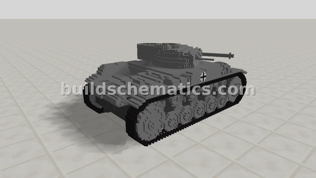 WWII Panzer II Tank Body — view 3