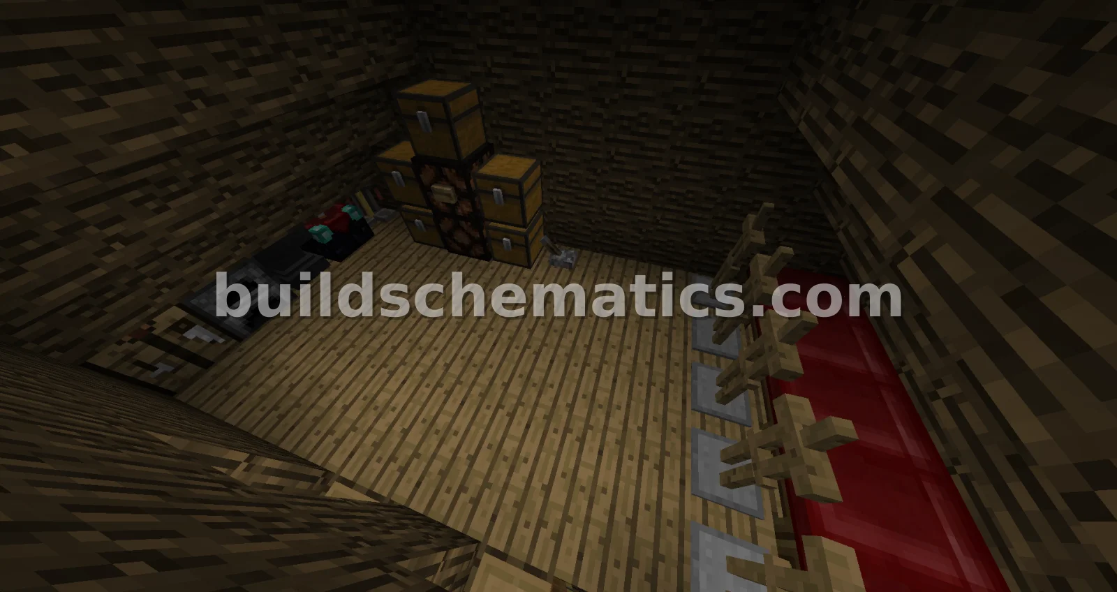 Camouflaged Oak House with Self-Destruct — view 3