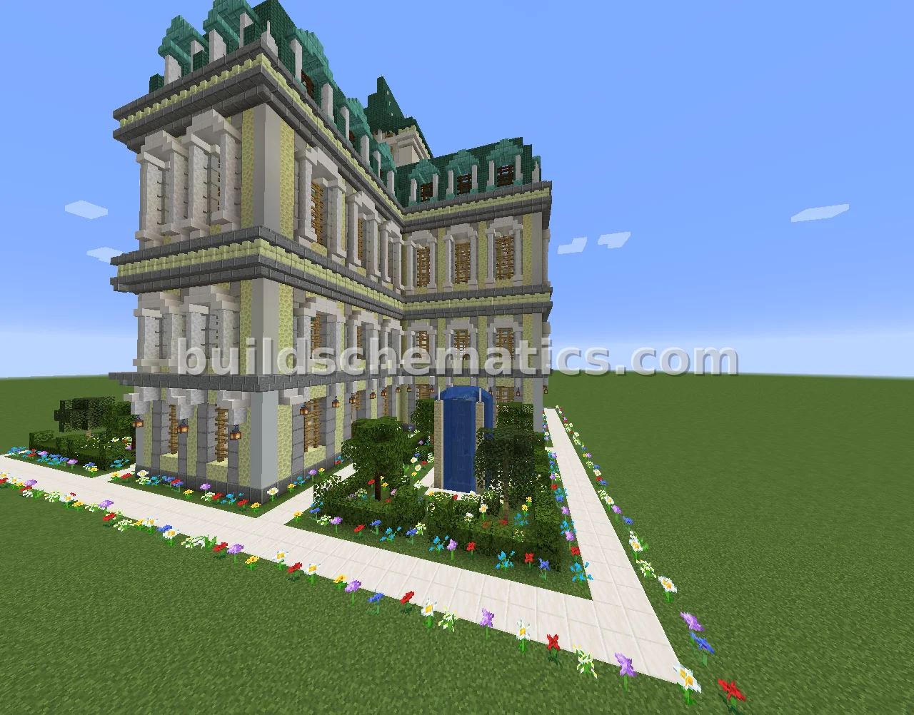 Large Mansion Build — view 2