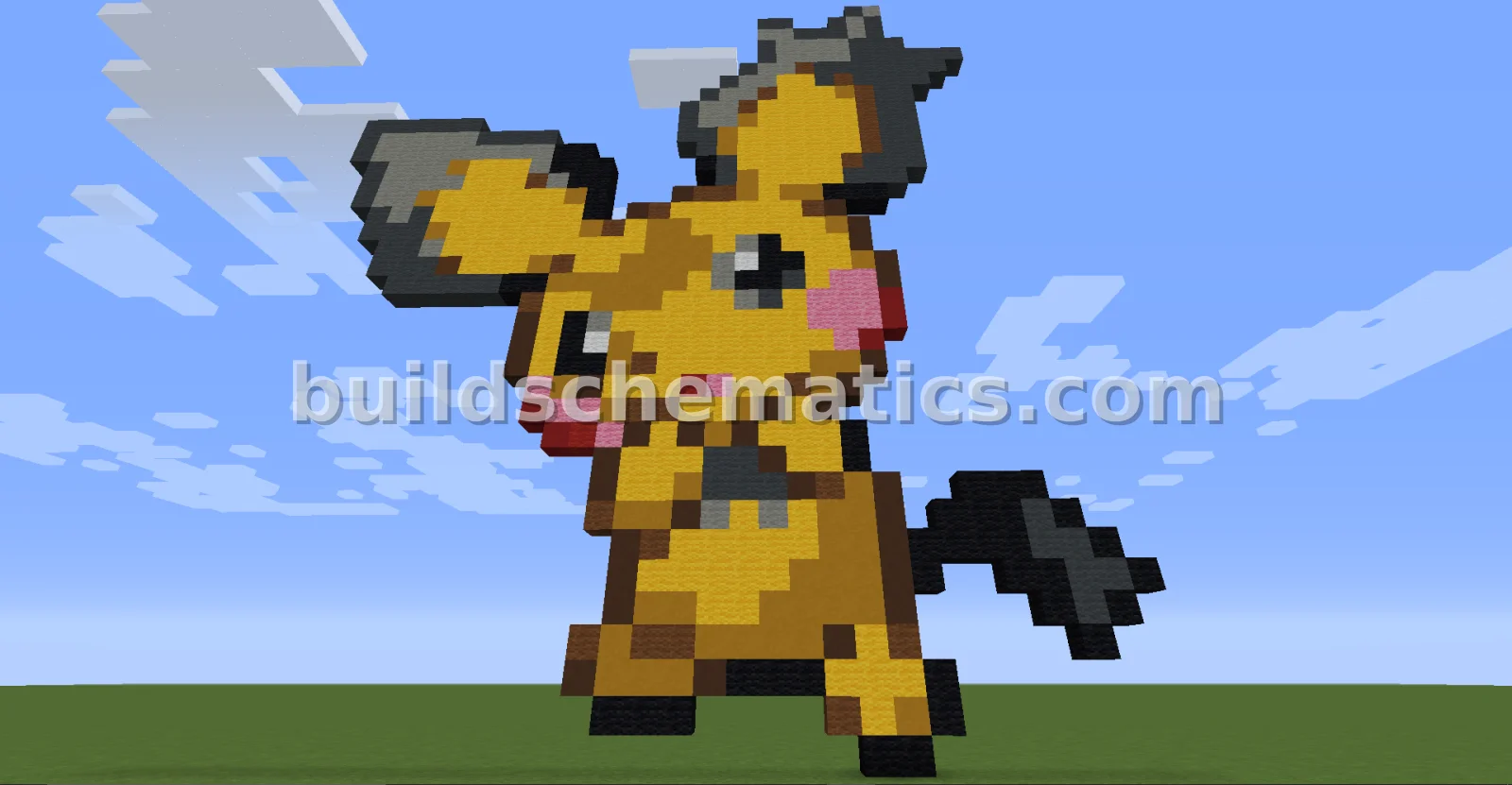 Pichu Pokemon Pixel Art — view 2