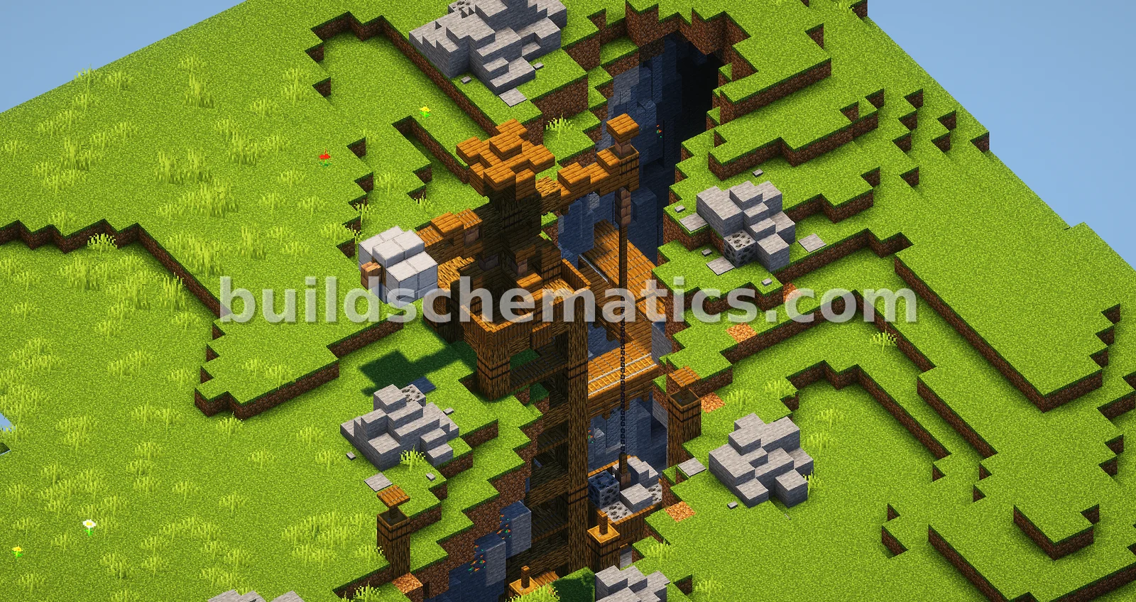 Simple Ravine Mine Structure