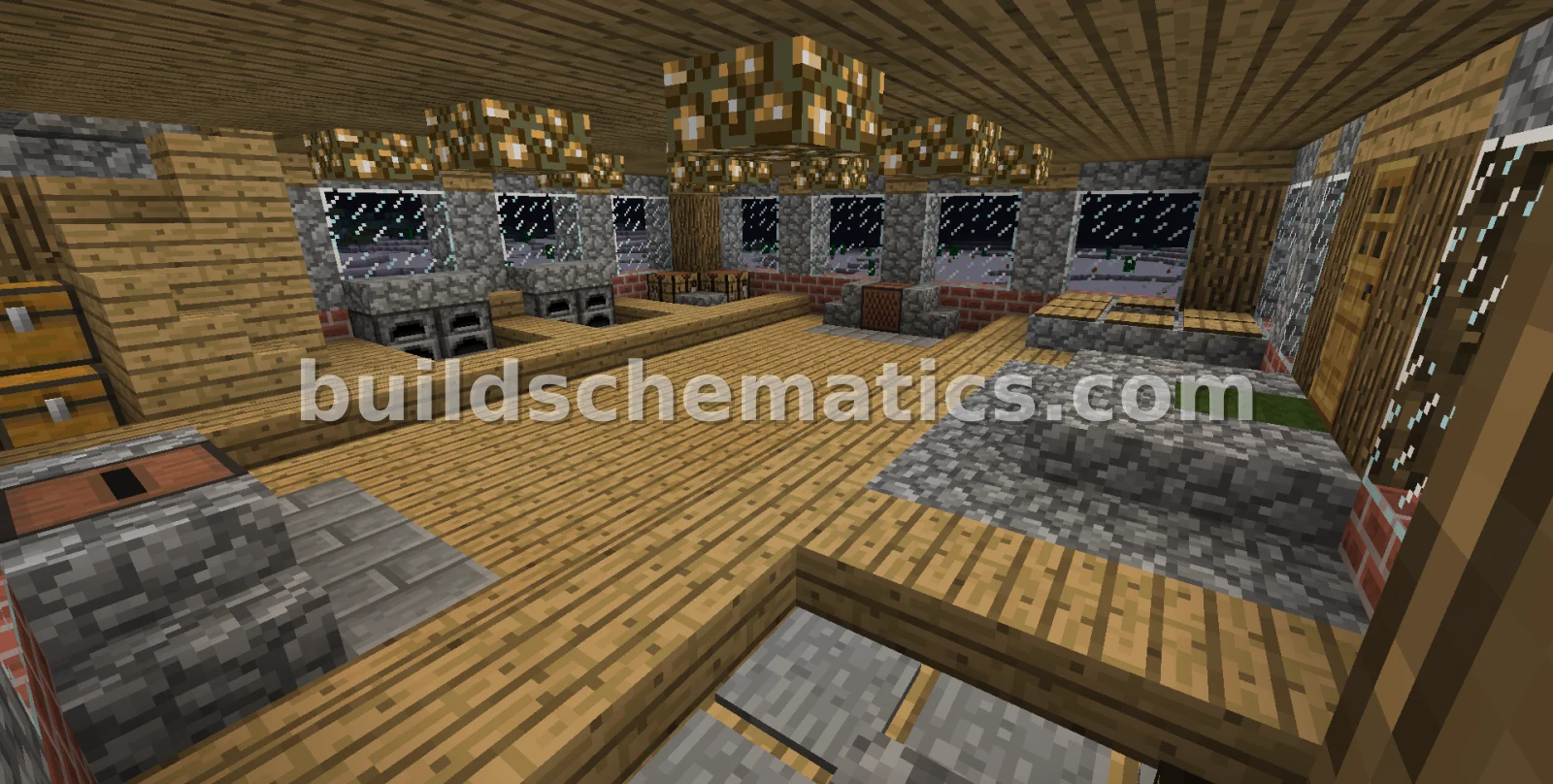Retro Minecraft House Design