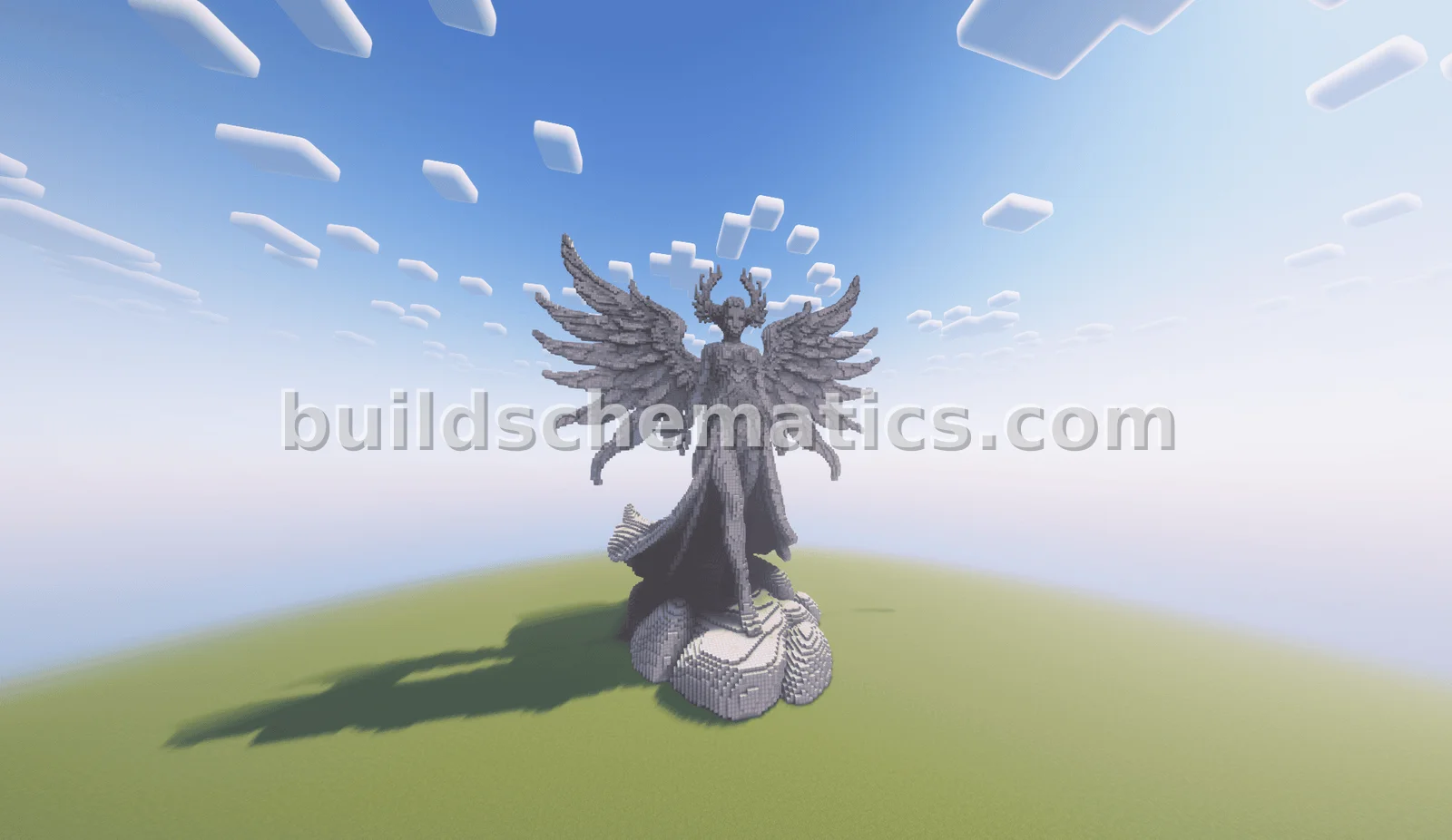 Imposing Angel Statue Decoration — view 2