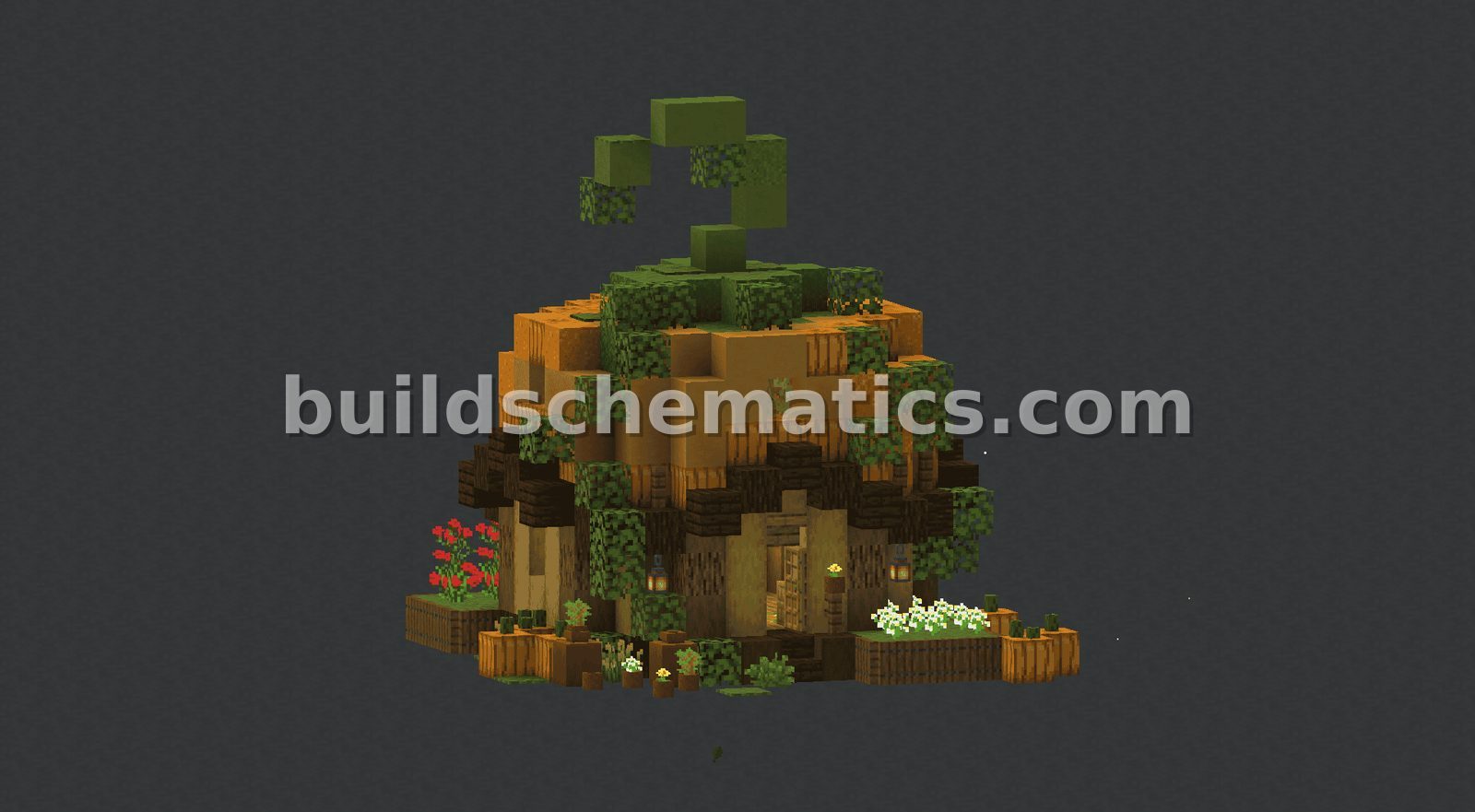 Cute Pumpkin Survival House