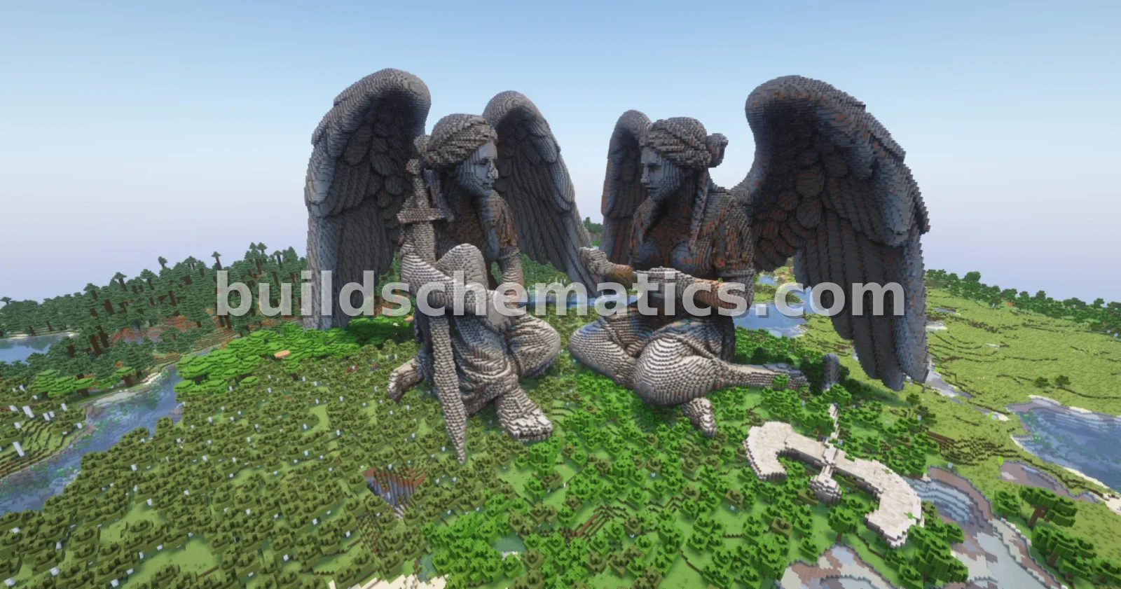 Two Angel Statue