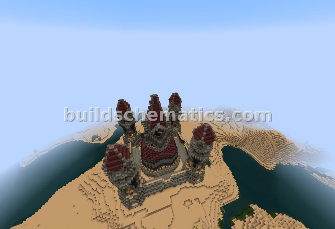 Desert Sandstone Fort Structure — view 2