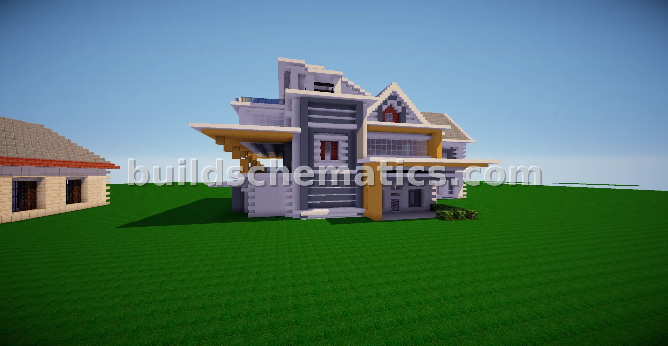 Modern House with Unfinished Interior — view 4
