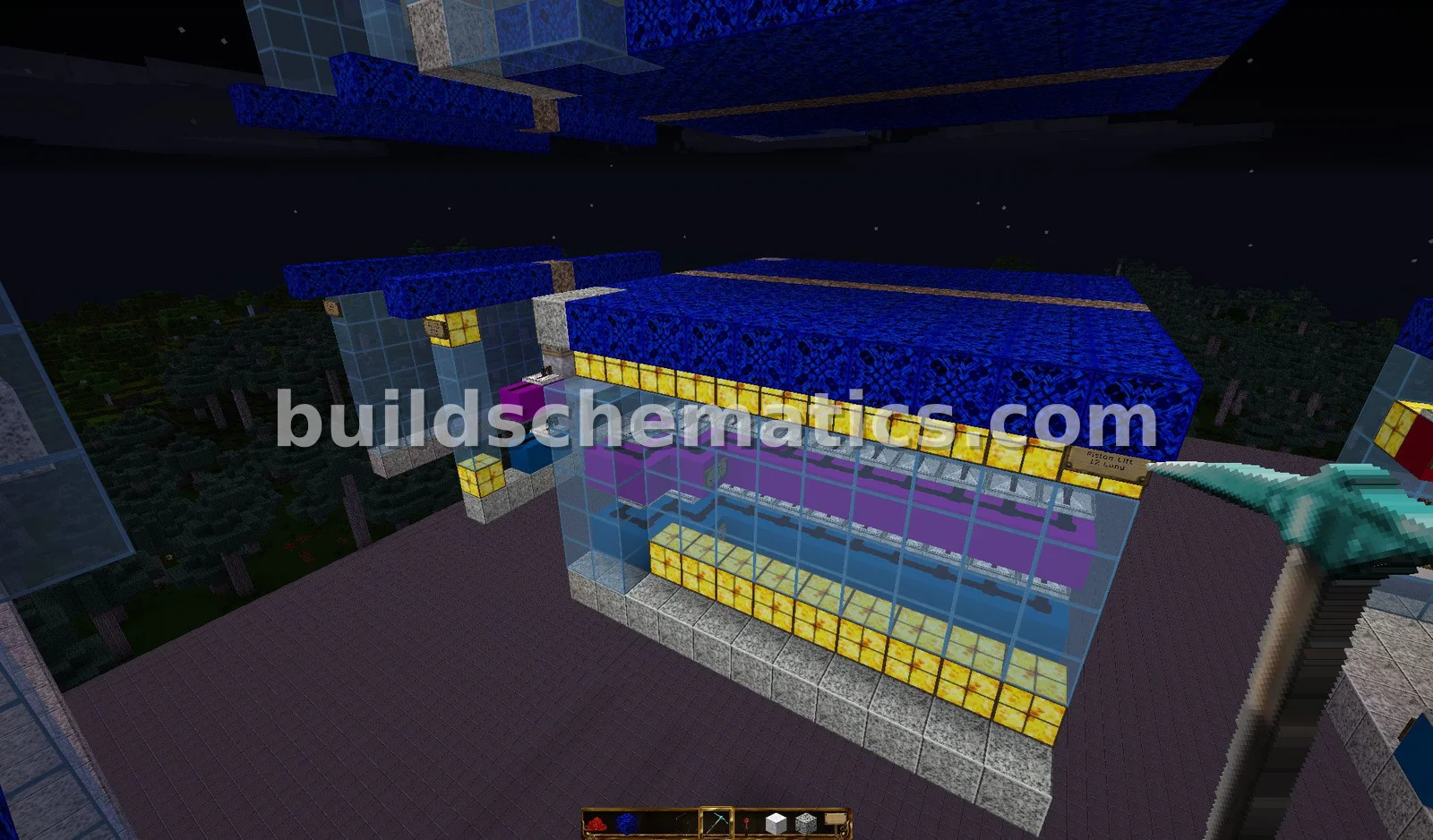 Infinite Piston Lift Modules - Small Redstone