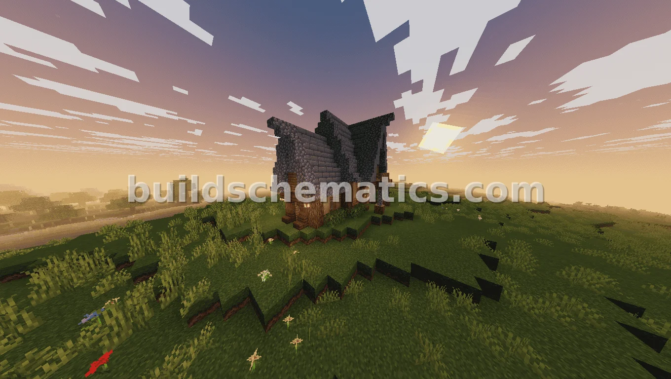 Rustic Medieval House with Balcony — view 3