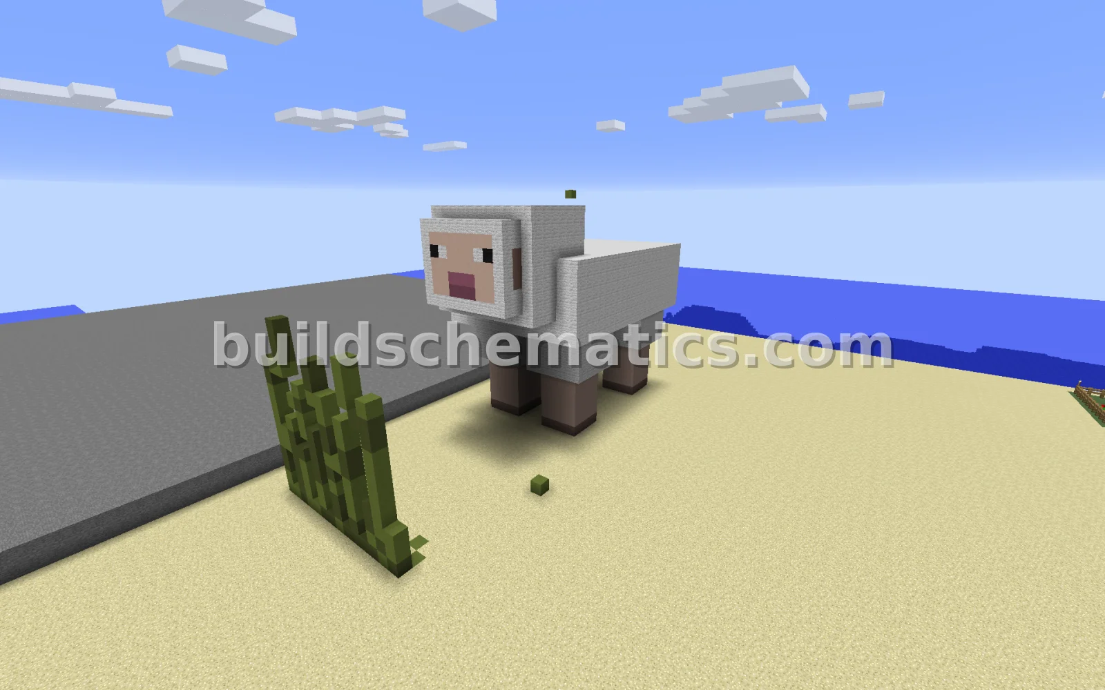 Large Sheep Statue