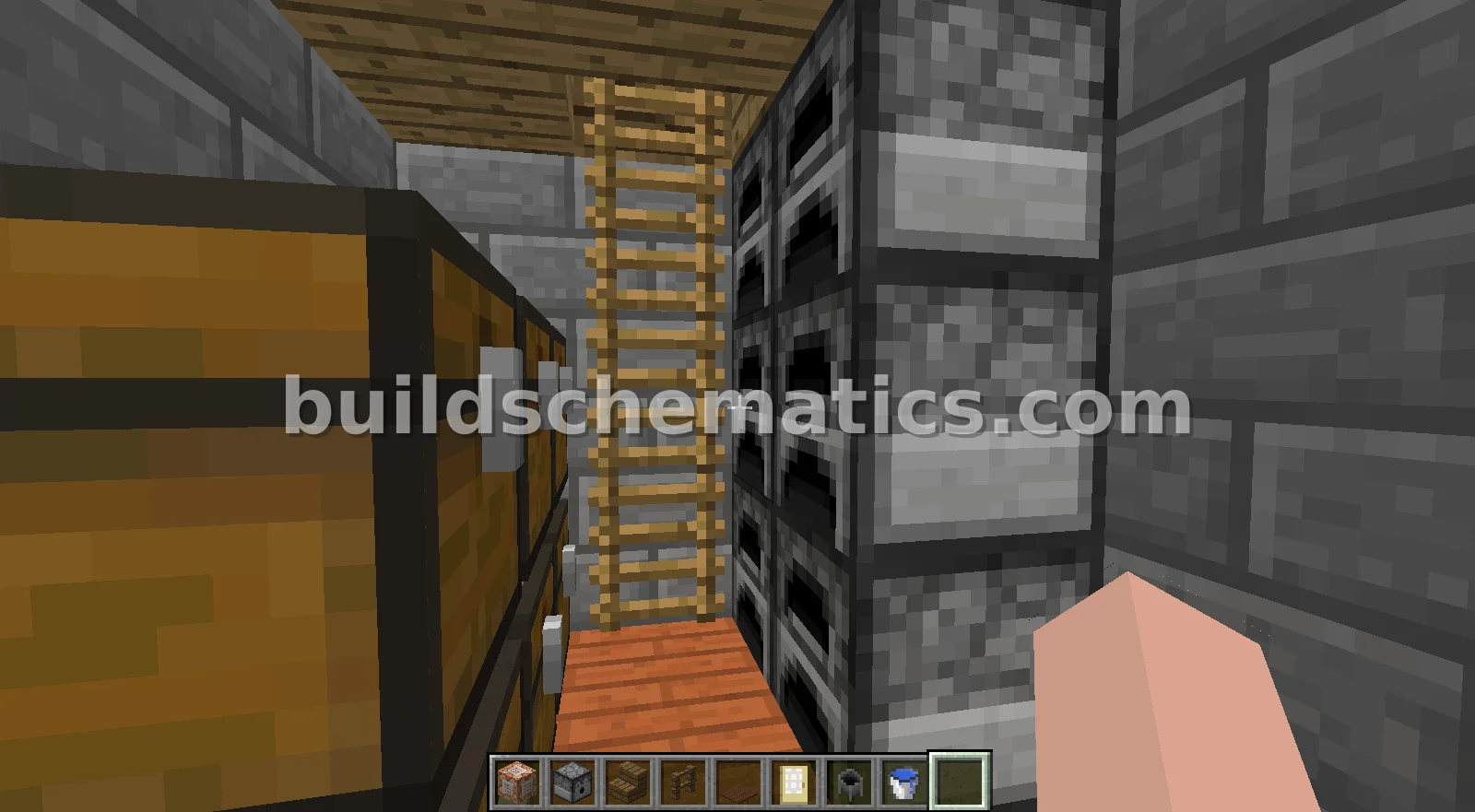 Medieval Bakery With Villager Trading — view 3
