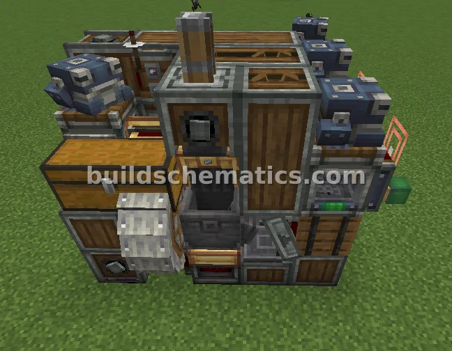 Compact Iron and Cobblestone Generator — view 2