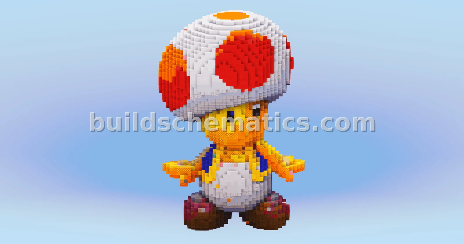 Super Toad Minecraft Build
