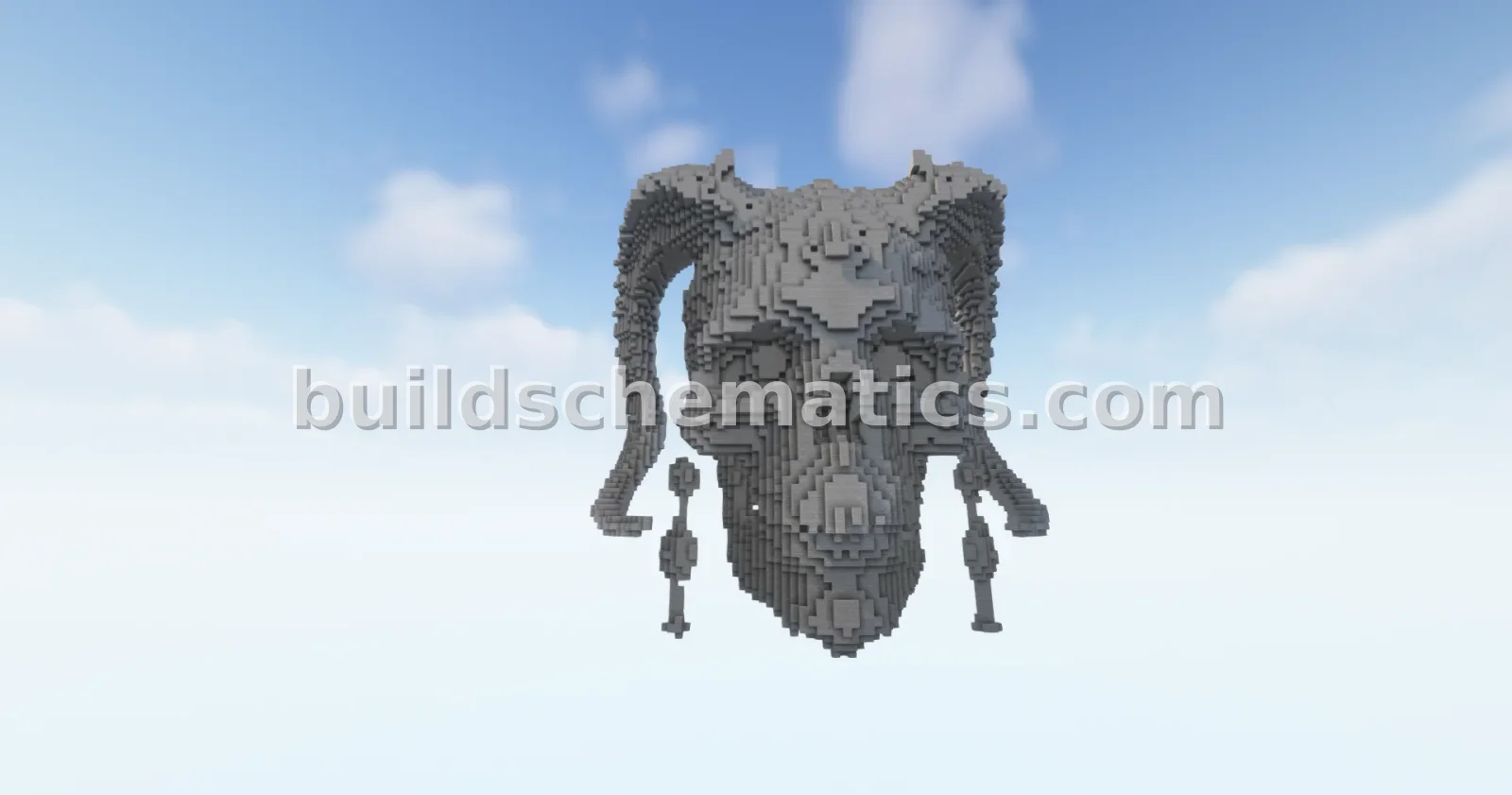 Head Reaper Statue Minecraft Build — view 4
