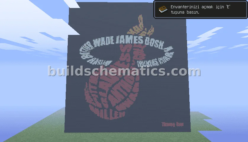 Miami Heat Pixel Art
