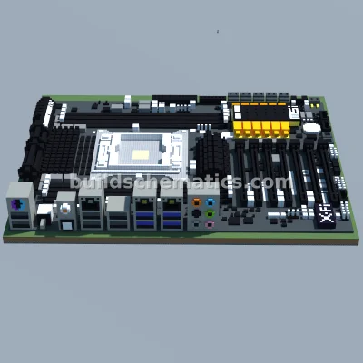 Intel X79 Motherboard Schematic — view 3