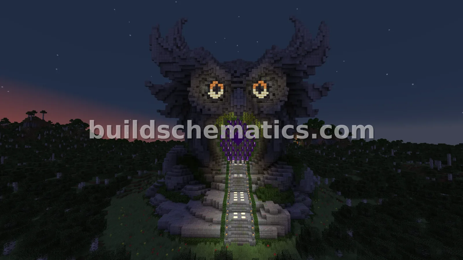 Owl Nether Portal Statue Decoration — view 5