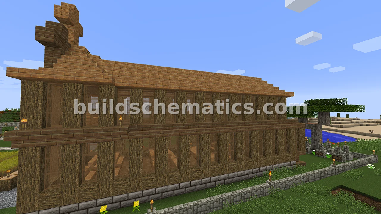 Medieval Village Church with Graveyard — view 4