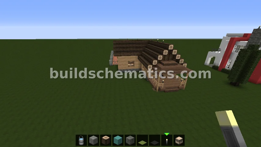 Small Rustic Log Cabin House