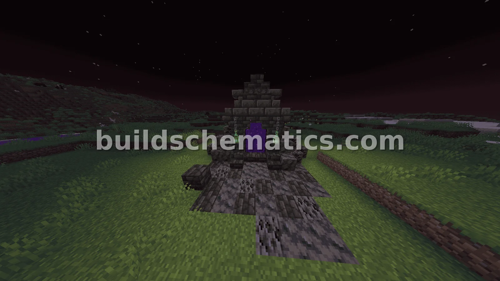 Gothic Nether Portal Decoration