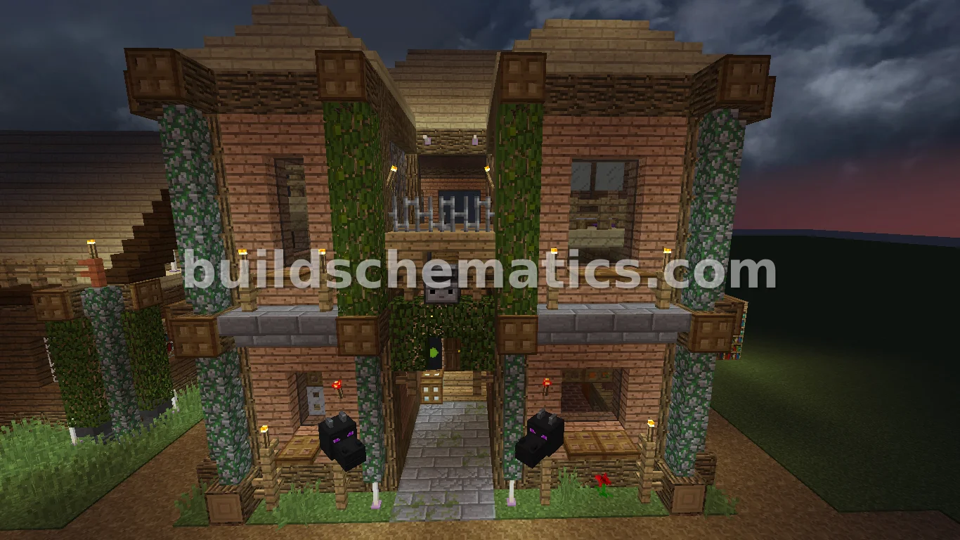 Noob House With Balcony