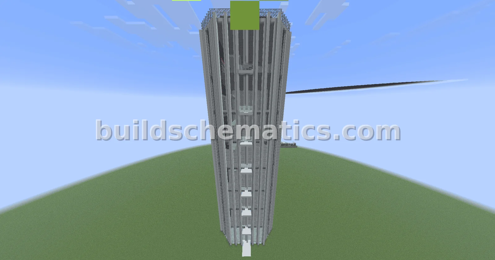 Colpatria Tower Minecraft Replica