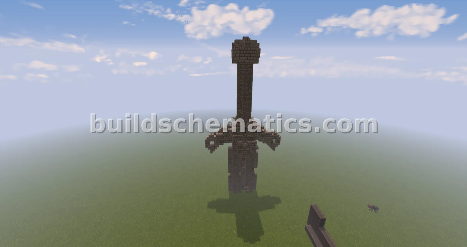 Giant Ancient Sword Structure — view 2