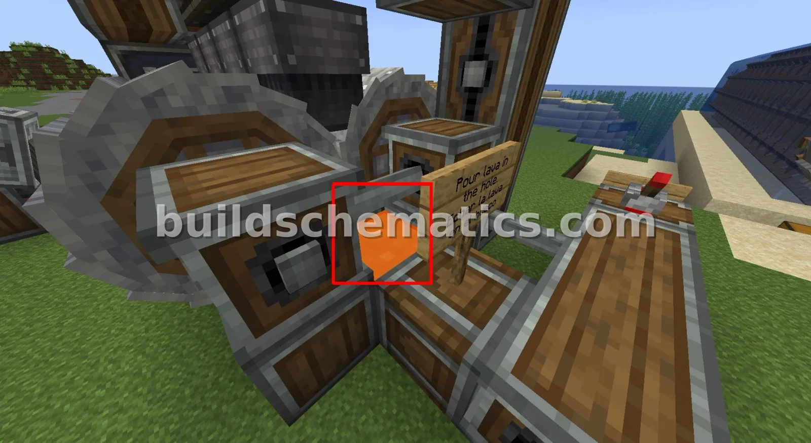 Zinc Ingot Farm - Andesite Casing & Chain Drive — view 2