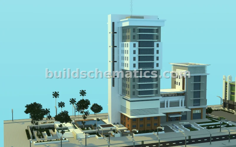 Modern Hospital Structure — view 2
